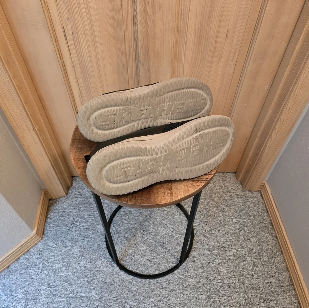 SKECHERS Shoes Men's Black Brown 13 Slip On Classic Fit Memory… - Picture 7 of 9